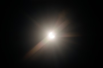 Image showing Dark solar eclipse