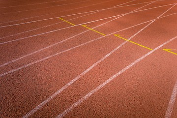 Image showing Running track outdoors