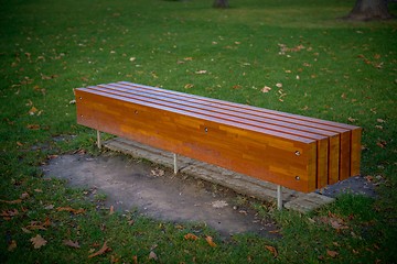 Image showing Bench in the park