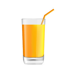 Image showing Orange Juice in Glass