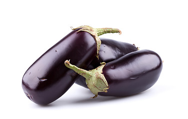 Image showing Eggplants or aubergines