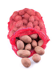 Image showing Sack of potatoes