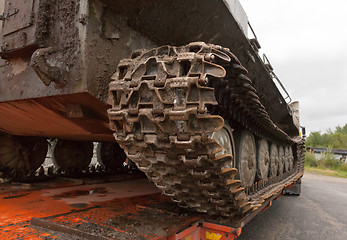 Image showing The tracked vehicle