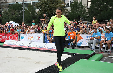 Image showing Long jump competition