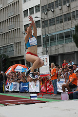 Image showing Long jump competition