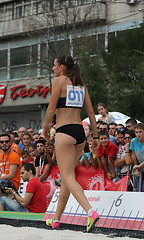 Image showing Long jump competition