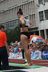 Image showing Long jump competition