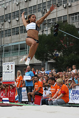Image showing Long jump competition