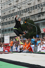 Image showing Long jump competition