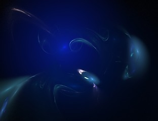 Image showing abstract blue background