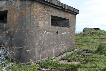 Image showing  embrasure gun turret sea fort