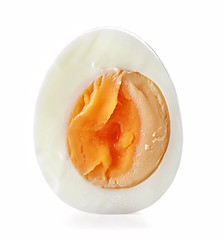 Image showing boiled egg on white background