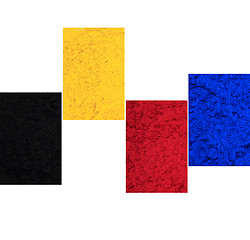 Image showing cmyk toner powder (cyan, magenta, yellow, black)