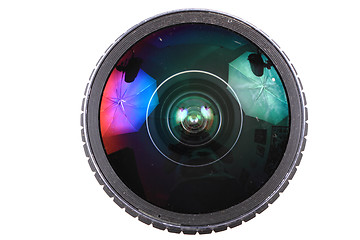 Image showing lens of photo camera (objective) 