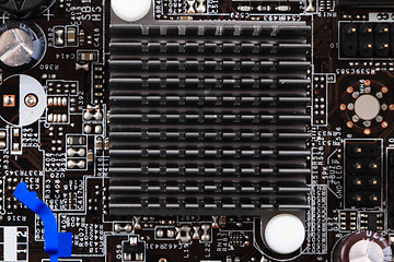Image showing detail computer motherboard