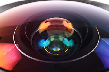 Image showing lens of photo camera (objective) 