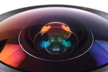 Image showing lens of photo camera (objective) 