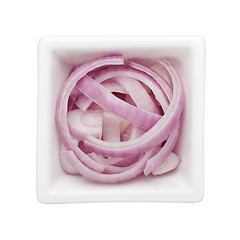 Image showing Sliced onion