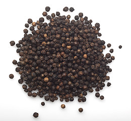 Image showing Dried black peppercorn