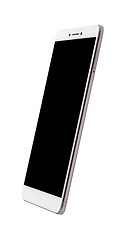Image showing Side view of a large screen smartphone