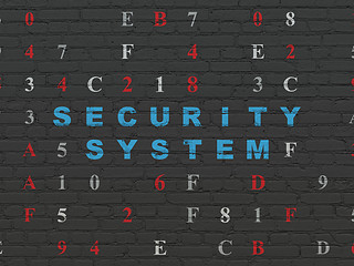 Image showing Safety concept: Security System on wall background