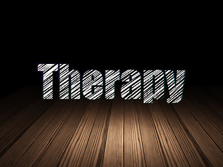 Image showing Health concept: Therapy in grunge dark room