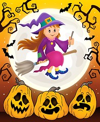 Image showing Cute witch theme image 6
