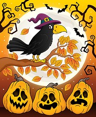 Image showing Witch crow theme image 6