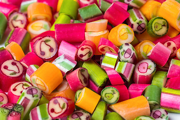 Image showing The colorful jelly candies