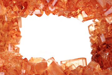 Image showing brown sugar crystals background