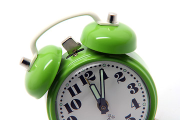 Image showing green alarm clock