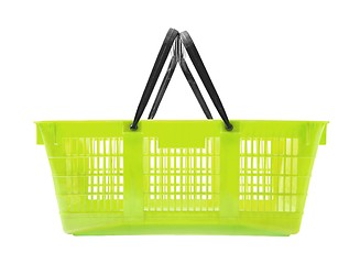 Image showing Shopping basket on white