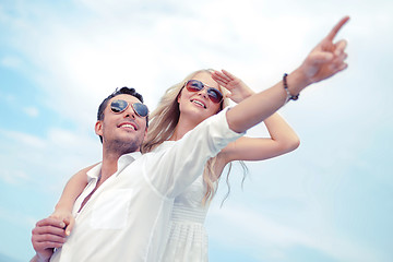 Image showing couple at seaside