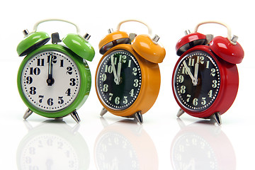 Image showing timing alarm clocks