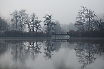 Image showing Dark autumn park
