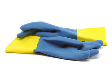 Image showing plastic gloves