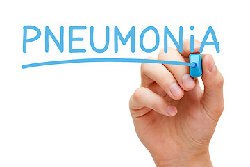 Image showing Pneumonia Blue Marker