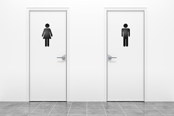 Image showing wc for women and men