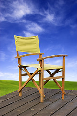 Image showing Yellow chair