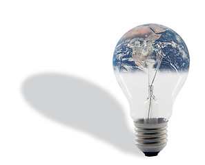Image showing bulb and earth