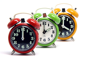 Image showing color clocks