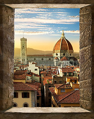 Image showing Florence from window