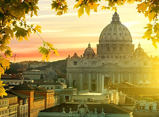 Image showing Vatican in autumn
