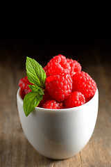 Image showing Raspberry fruit isolated