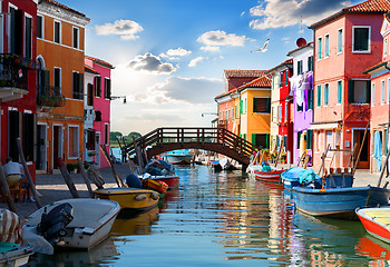 Image showing Street in Burano