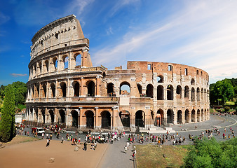 Image showing Colosseum in summer