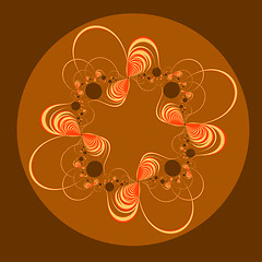 Image showing Brown and Orange Circular Illustration