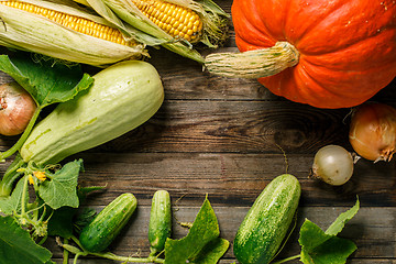 Image showing Assortment of fresh vegetables