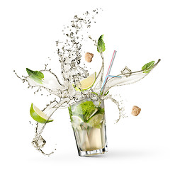 Image showing Ingredients for making mojitos