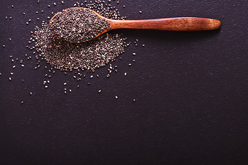 Image showing chia  seeds